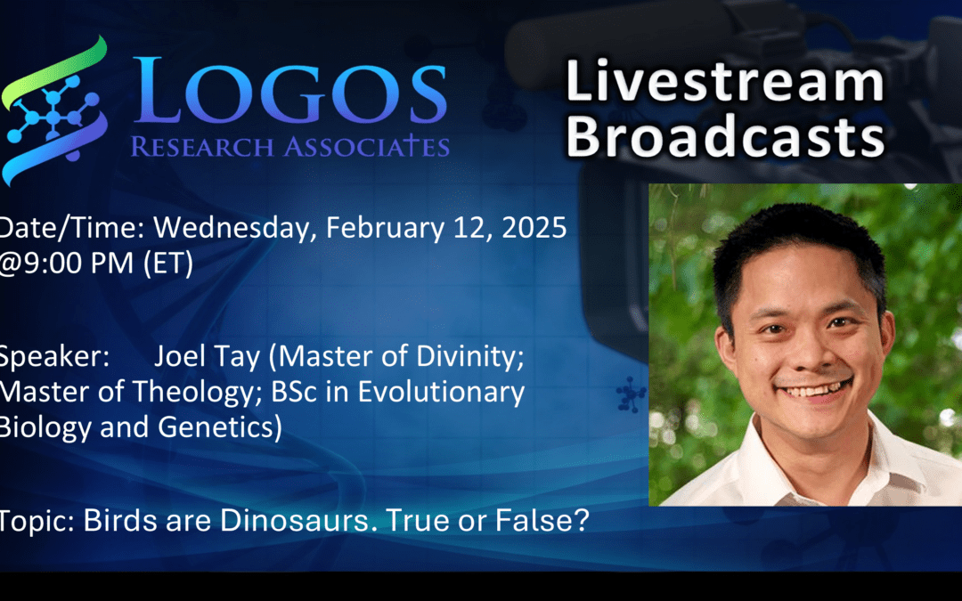 Past LogosRA creation broadcast: February 12, 2025