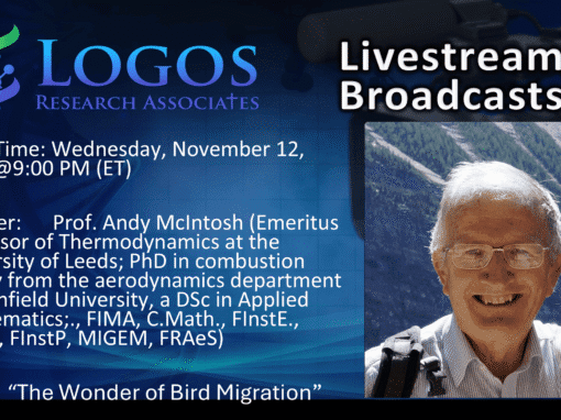 The Wonder of Bird Migration |  Prof. Andy McIntosh