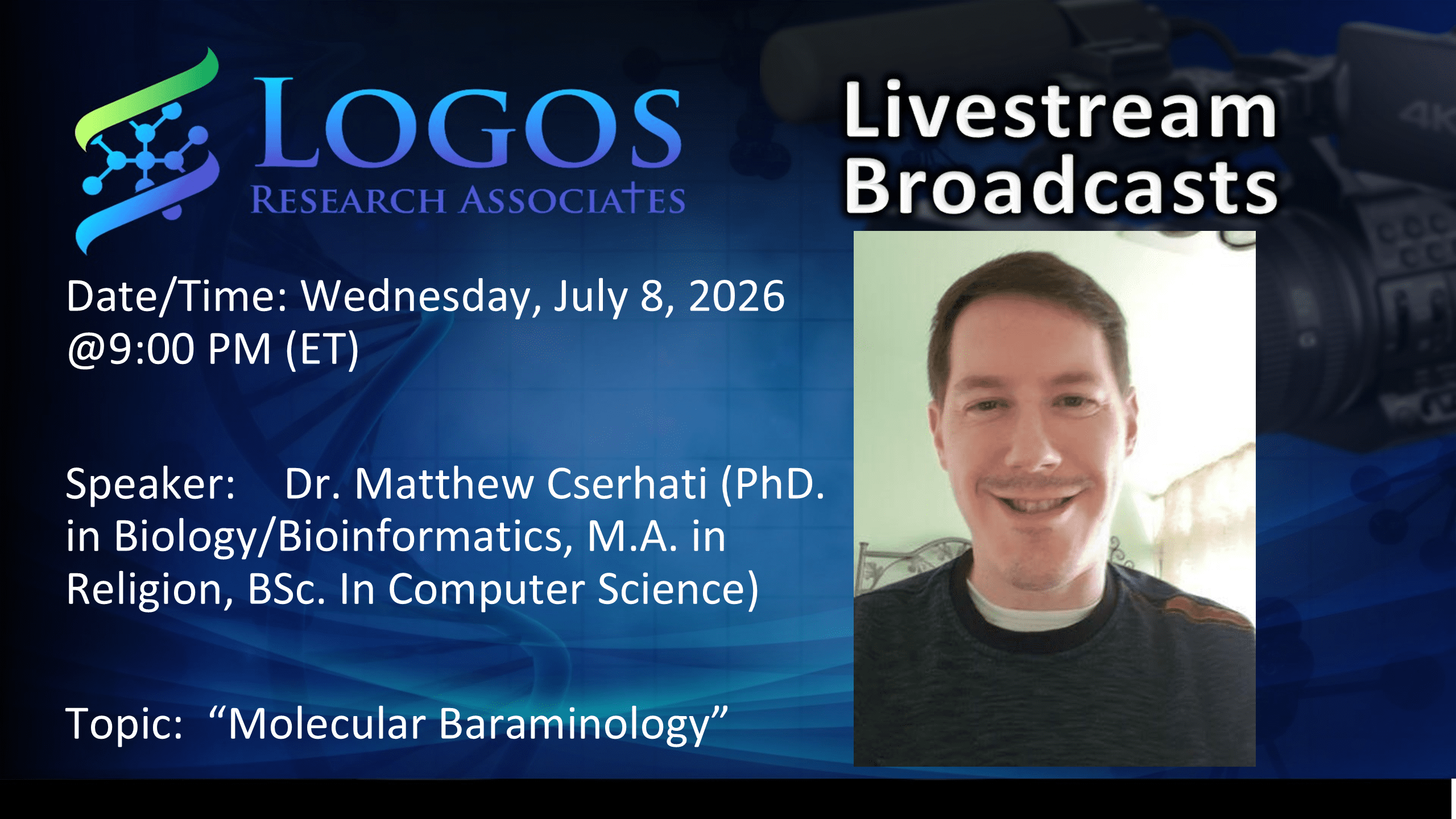 Molecular Baraminology | Dr. Matthew Cserhati
